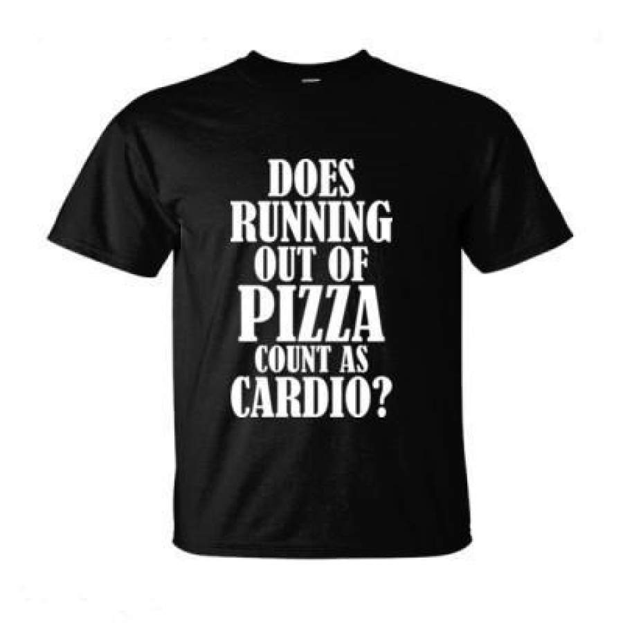 AGR Does Running Out Of Pizza Count As Cardio – Ultra-Cotton T-Shirt