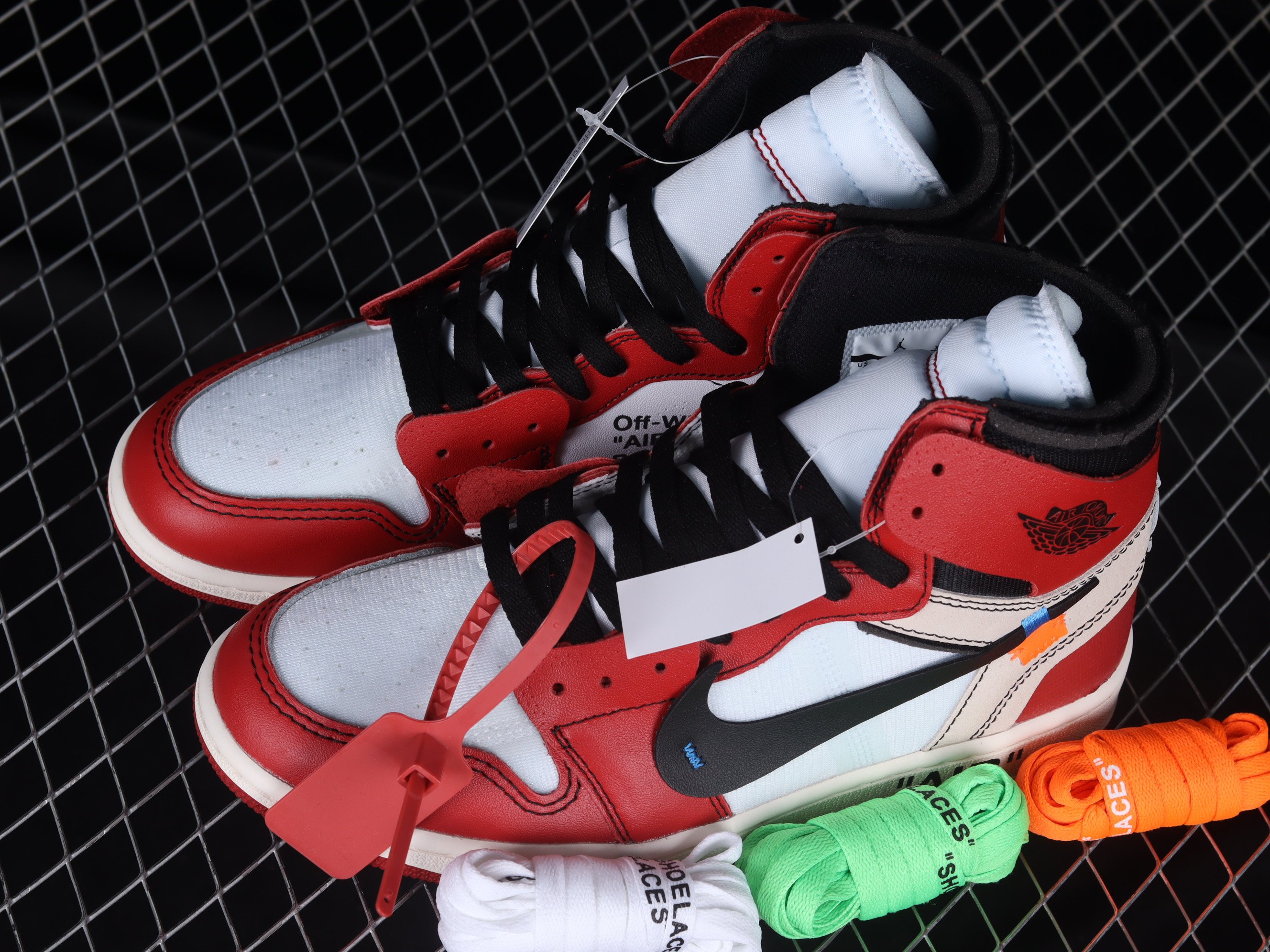 Nike Off-White x JD 1 Retro High OG ‘Chicago’ Sample Shoes Sneakers PR-493714