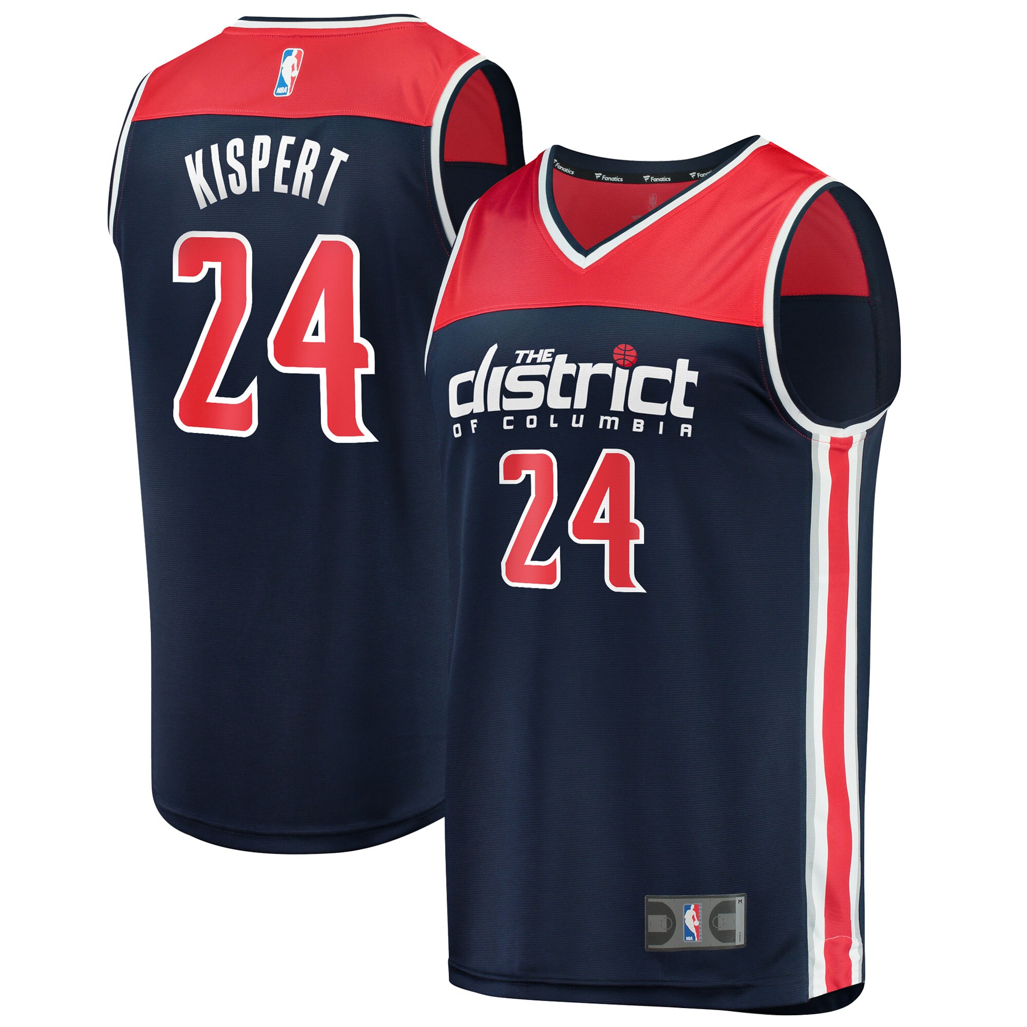 Corey Kispert Washington Wizards Fast Break Player Jersey – Statement Edition – Navy