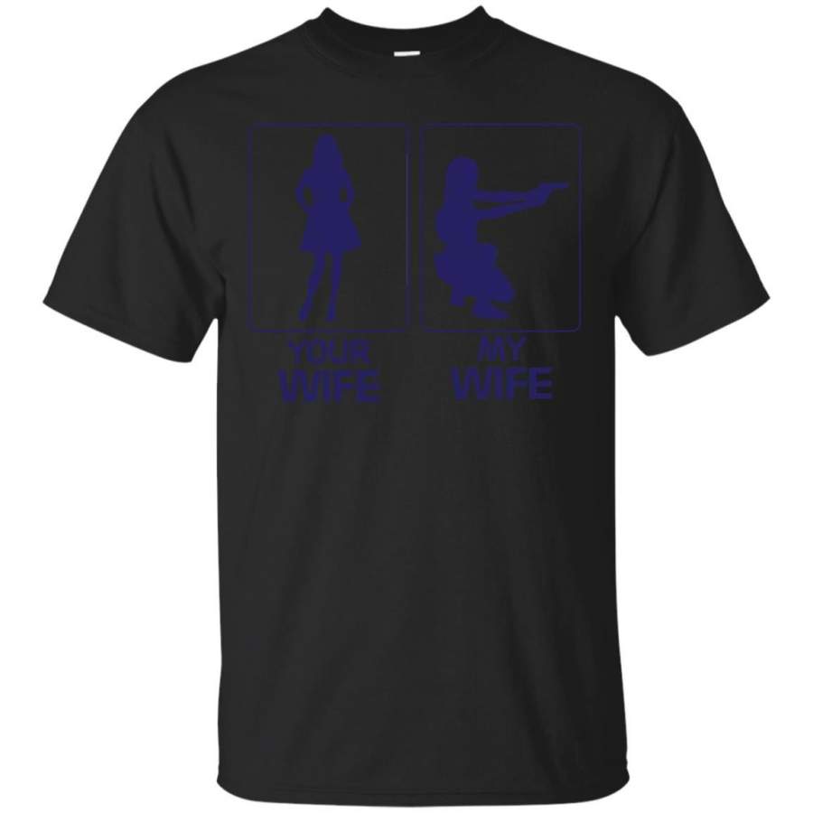 Your Wife My Wife Soldier Veteran Funny T-Shirt Gift