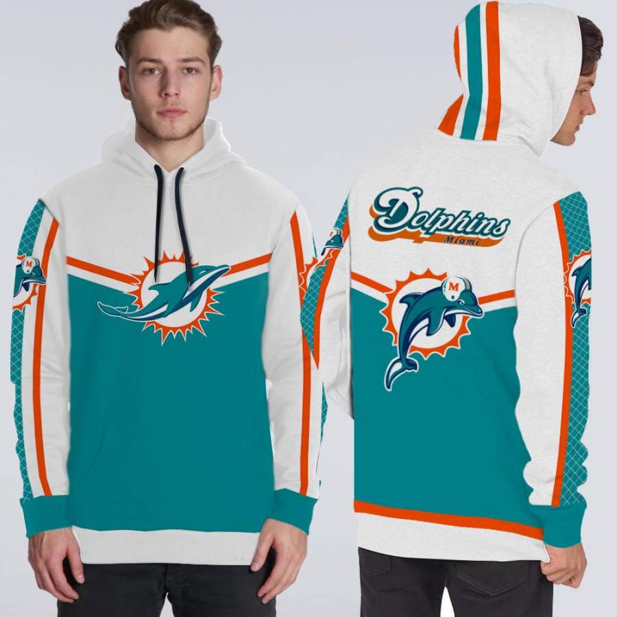 Fashion Gorgeous Fitting Miami Dolphins Hoodie