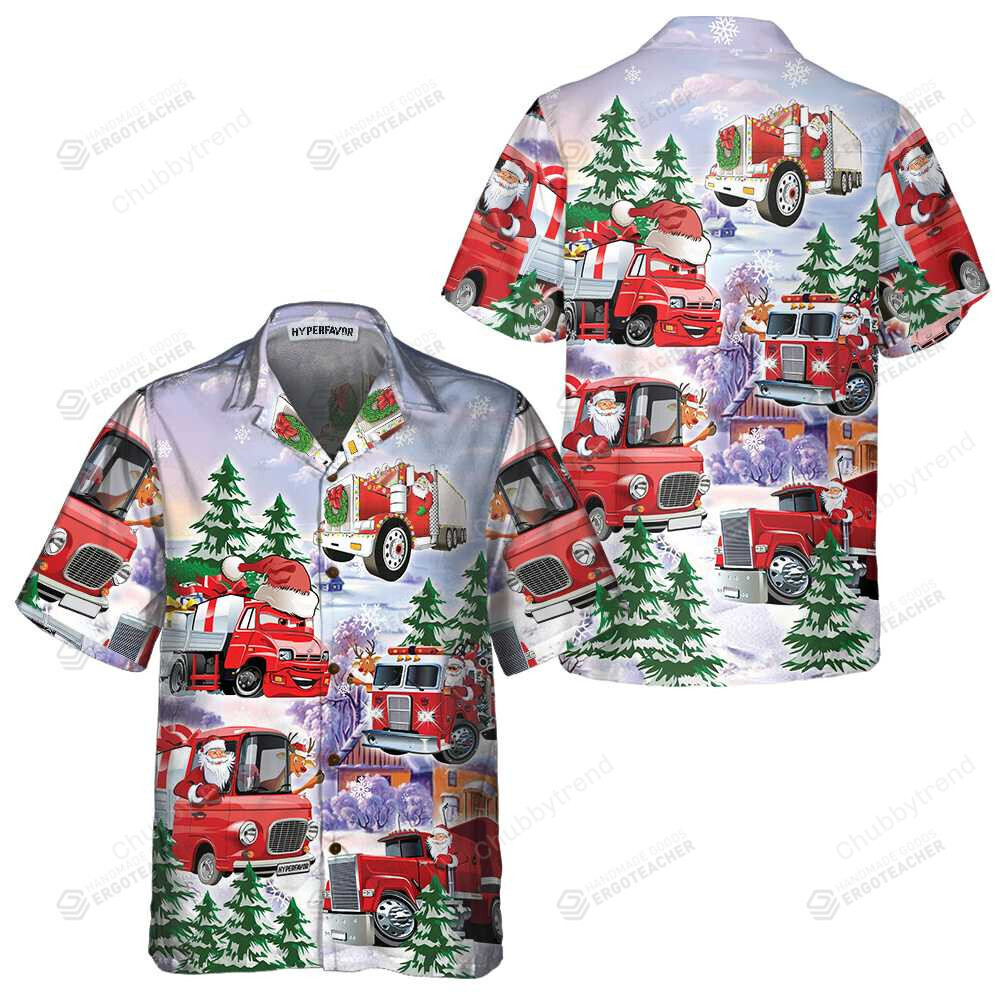 Christmas Truck Hawaii Shirt Ha30651