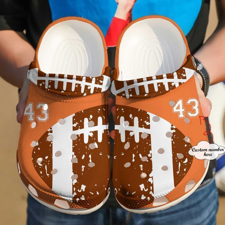 Football Personalized Ball V clog Shoes 2