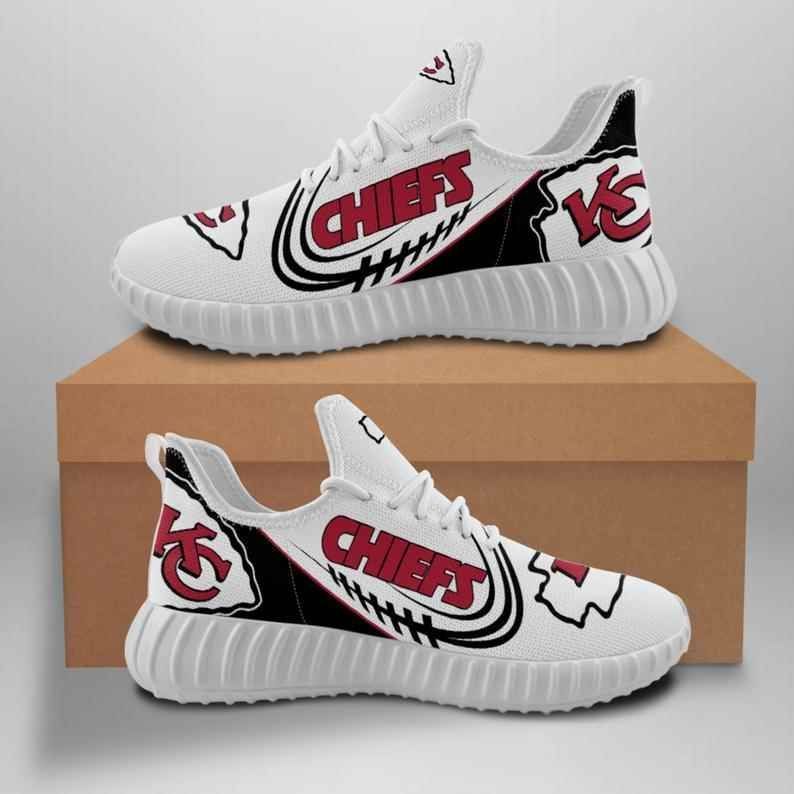 Cansas City Chiefs Yeezy Boost Shoes Sport Sneakers