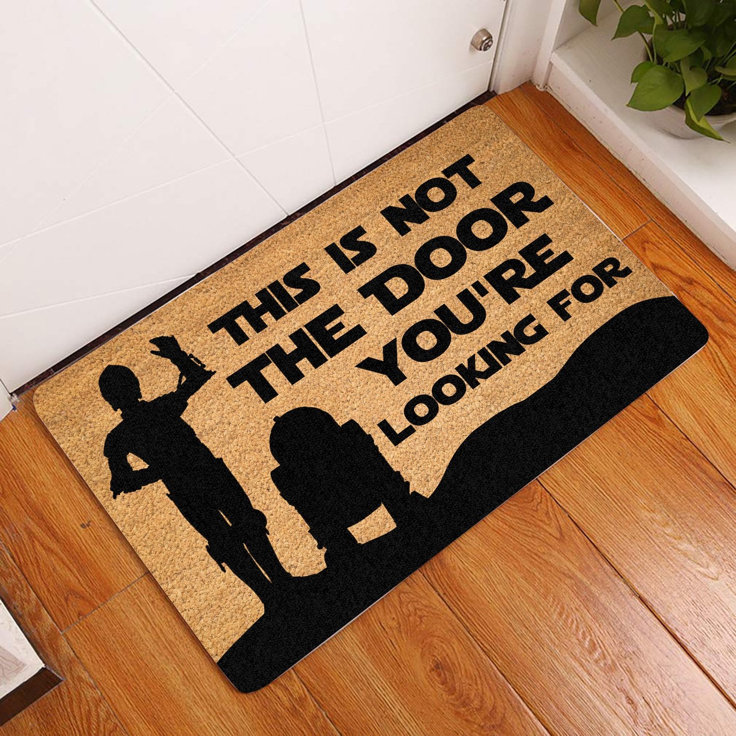 This Is Not The Door All Over Printing Doormat Pre1876