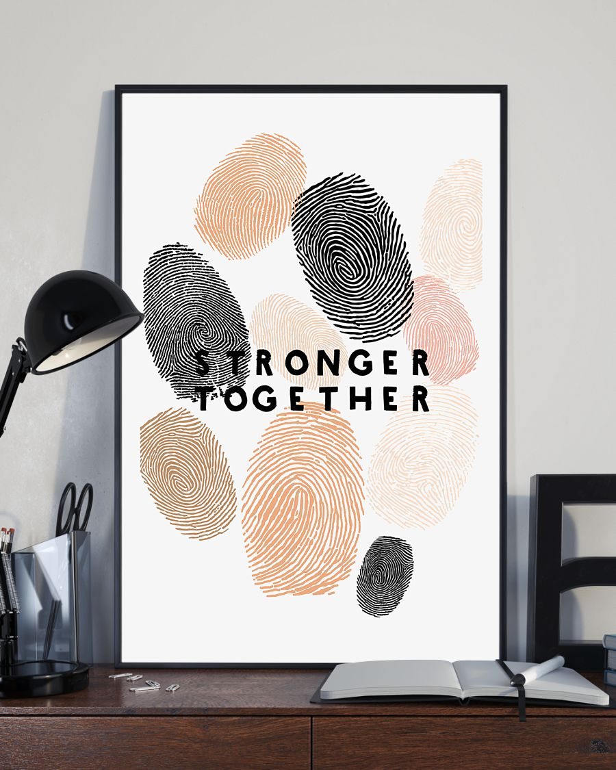 Strong Together Equality Civil Rights Poster Room Home Decor Wall Art Gifts Idea – Mostsuit Support Black Lives Matter