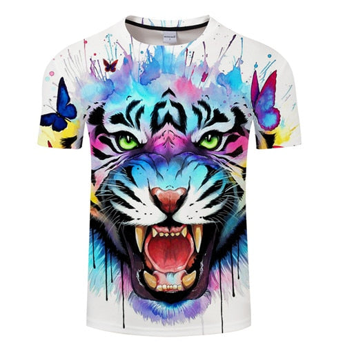 Colorful Tiger T-Shirt