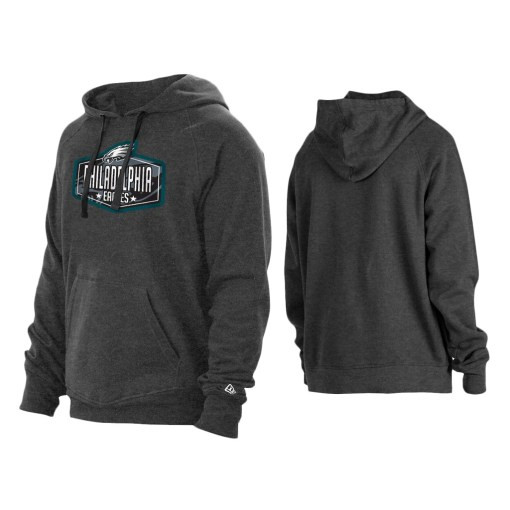 2021 Draft Philadelphia Eagles Charcoal Hook Hoodie Philadelphia Eagles Charcoal Hoodie