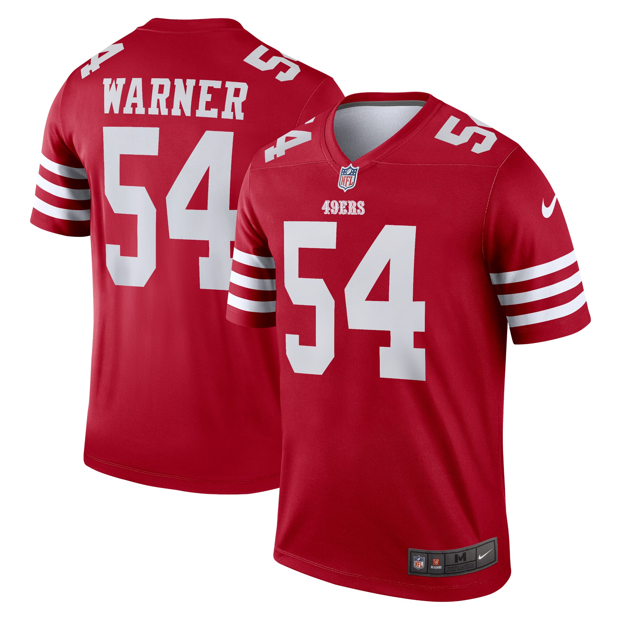 Fred Warner San Francisco 49ers Legend Jersey – Scarlet