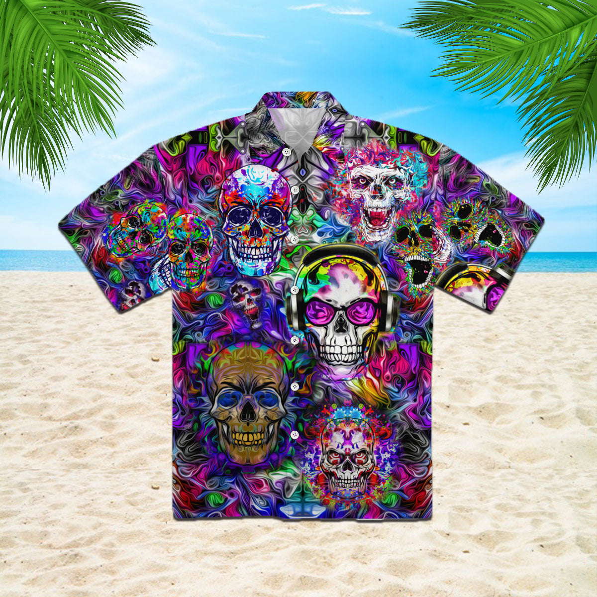 Oragontee Skull Hawaii Shirt For Men Women Adult Ha28664