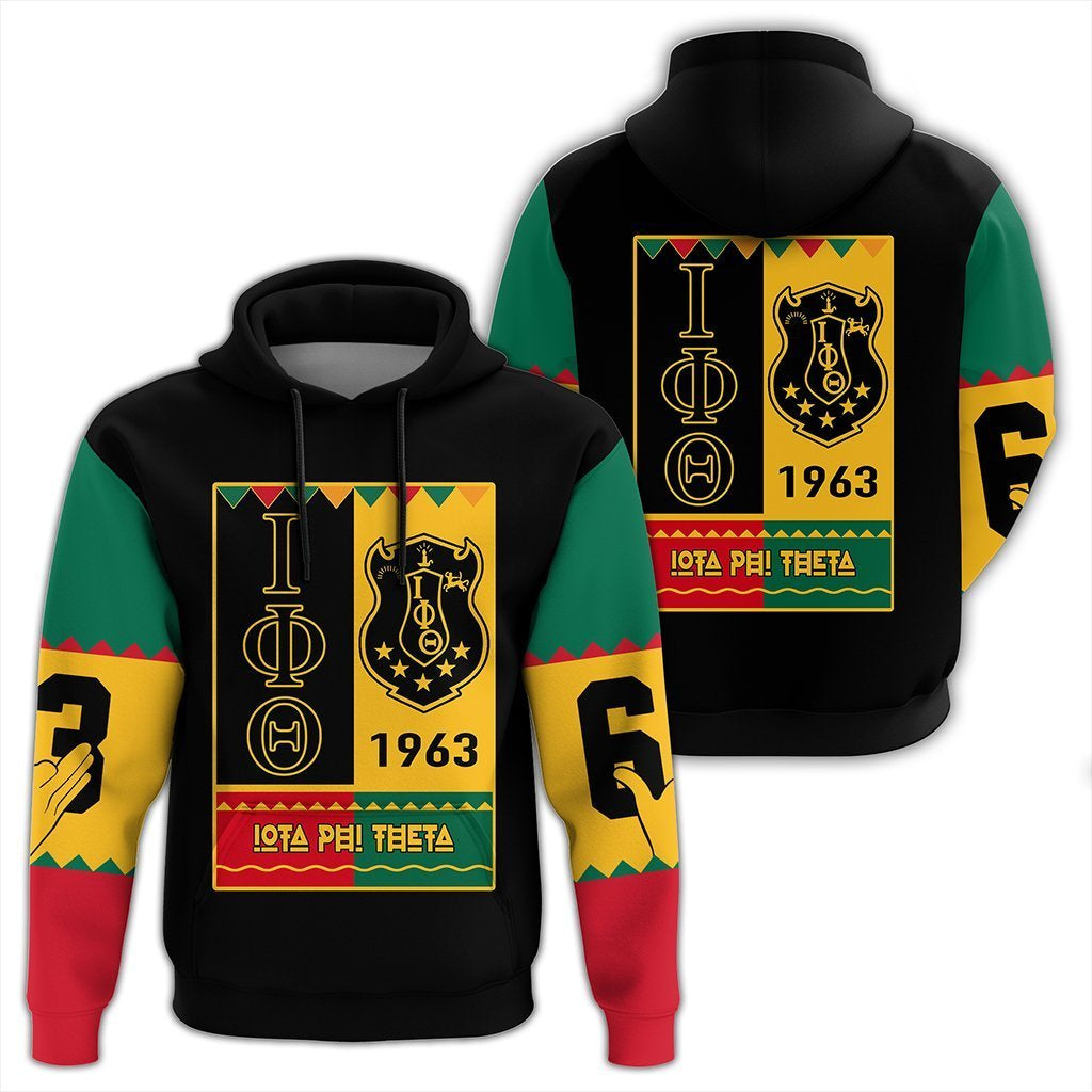 Greek Life Hoodie – Iota Phi Theta Black History Month Pullover Hoodie