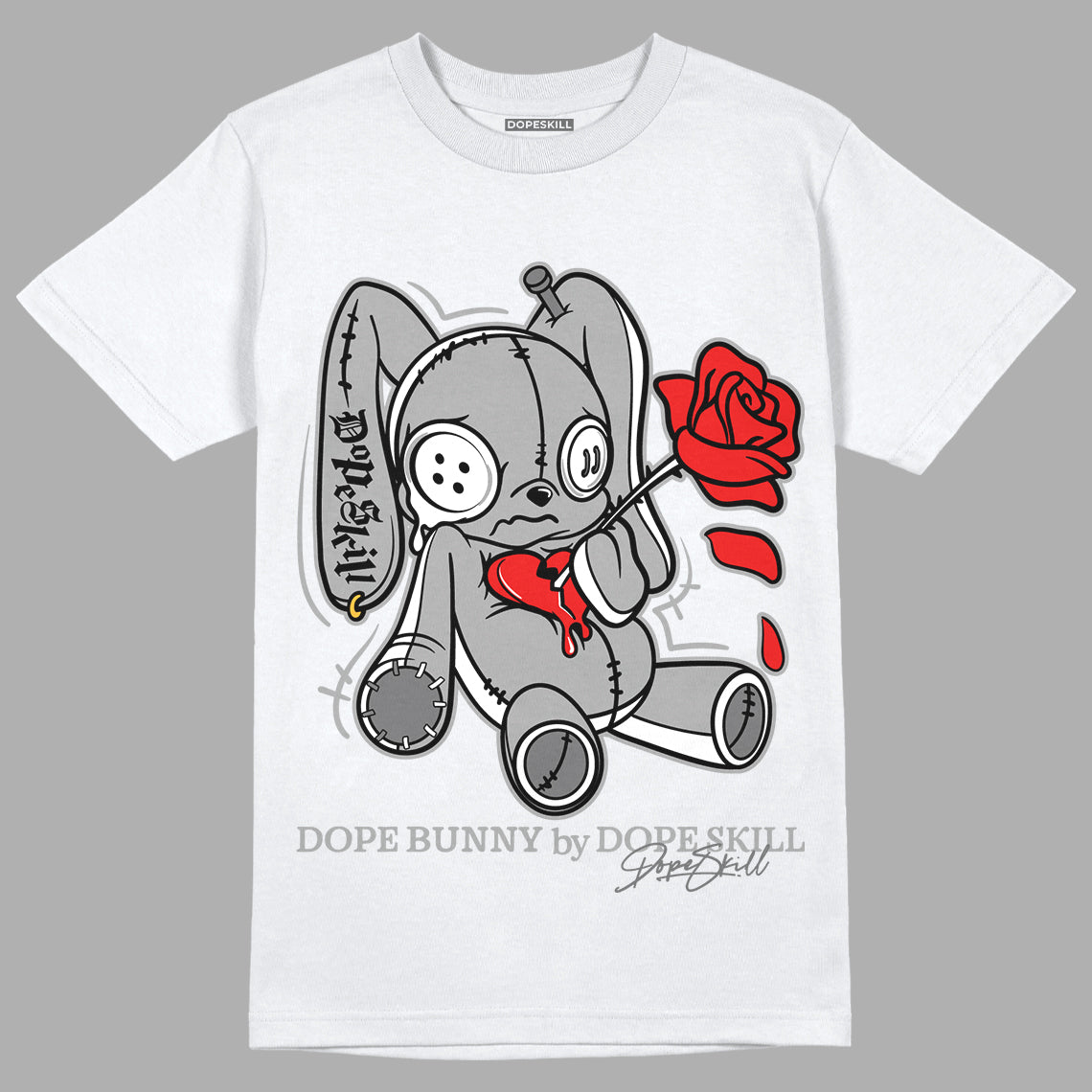 Jordan 1 High Stealth Dopeskill T-Shirt Dope Bunny Graphic