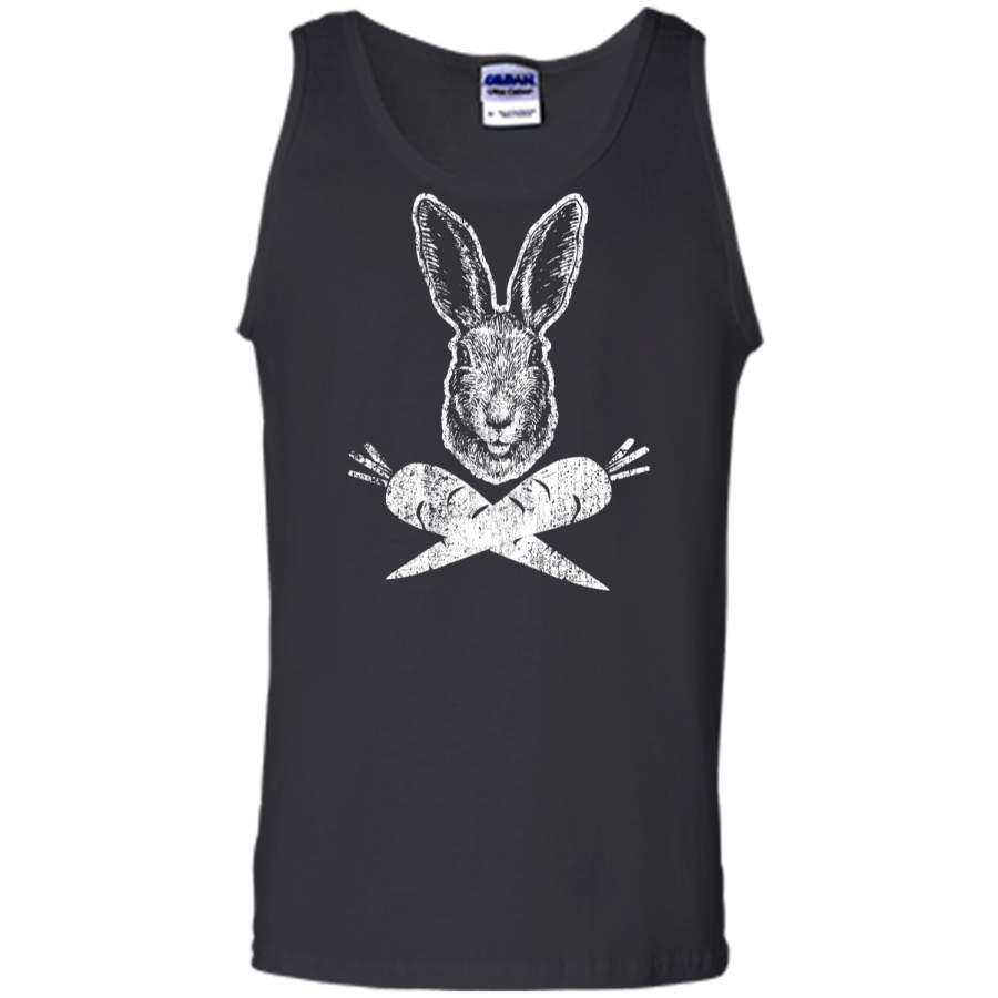 Bunny Skull And Crossbones Hip Easter T-Shirt Tank Top