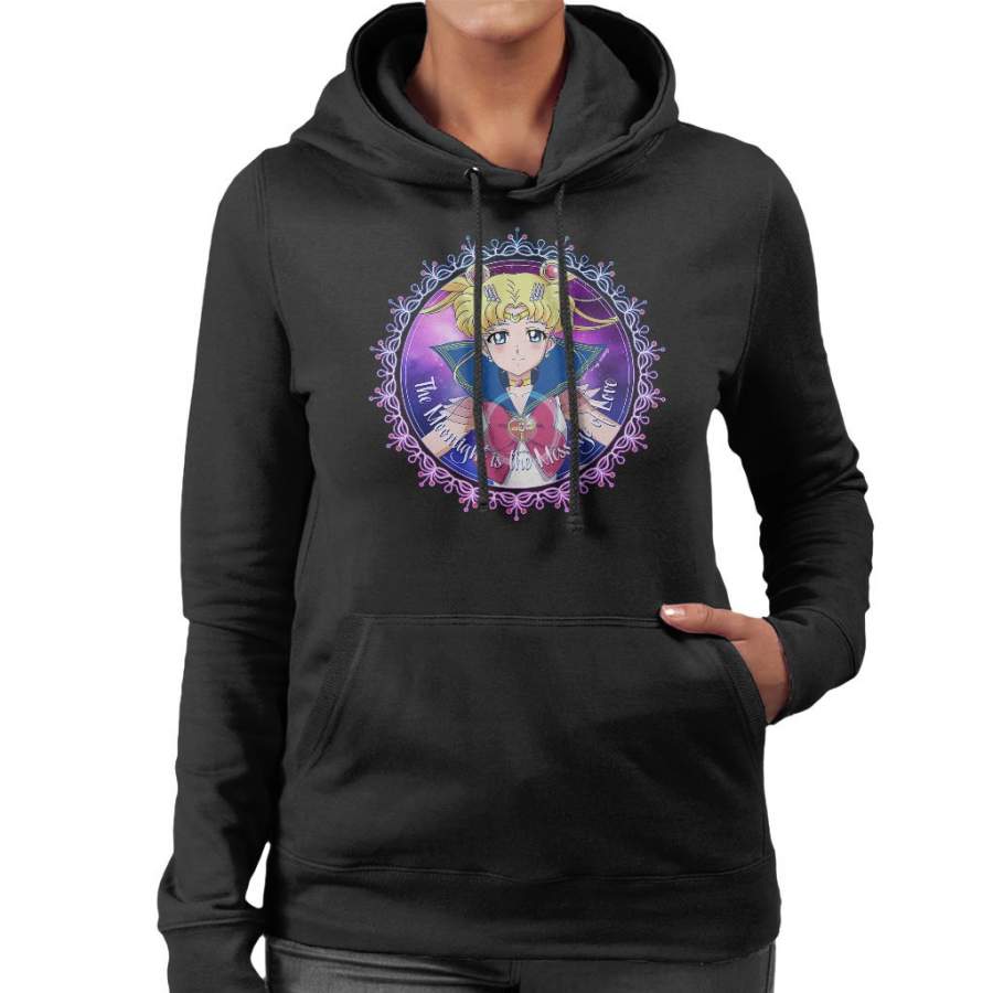 Sailor Moon Crystal Moonlight Women’s Hooded Sweatshirt