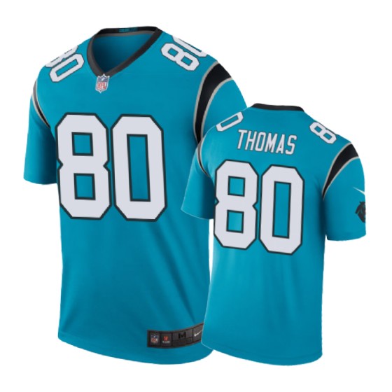 Carolina Panthers #80 Ian Thomas Nike Color Rush Blue Jersey