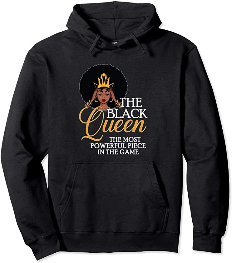 Black Queen Most Powerful Melanin Poppin Hoodie