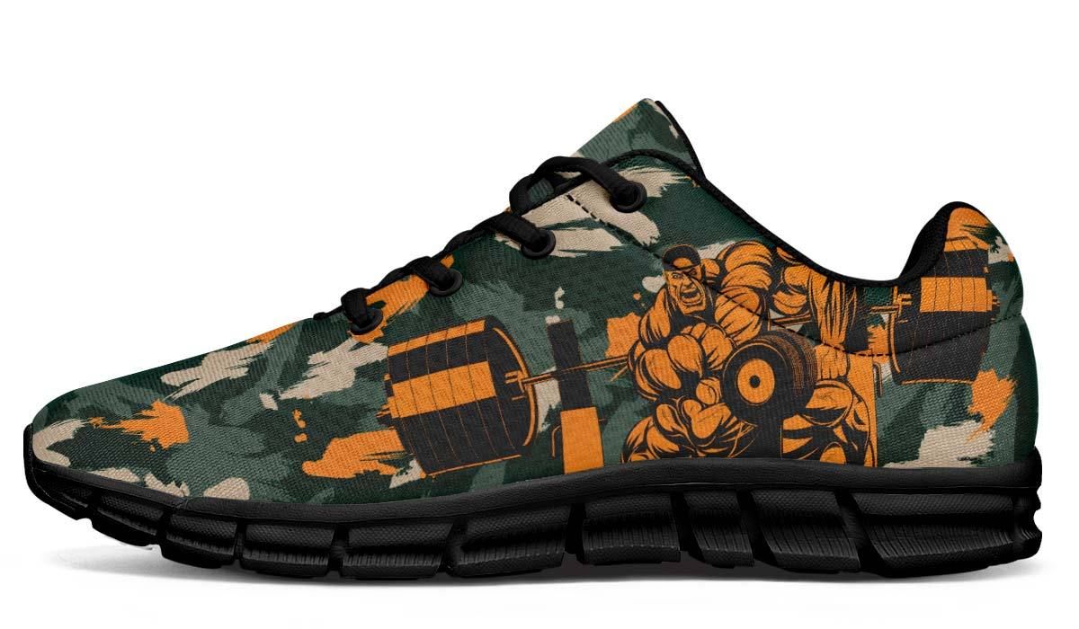 Camo Bodybuilder Breathable Sneakers Custom Shoes