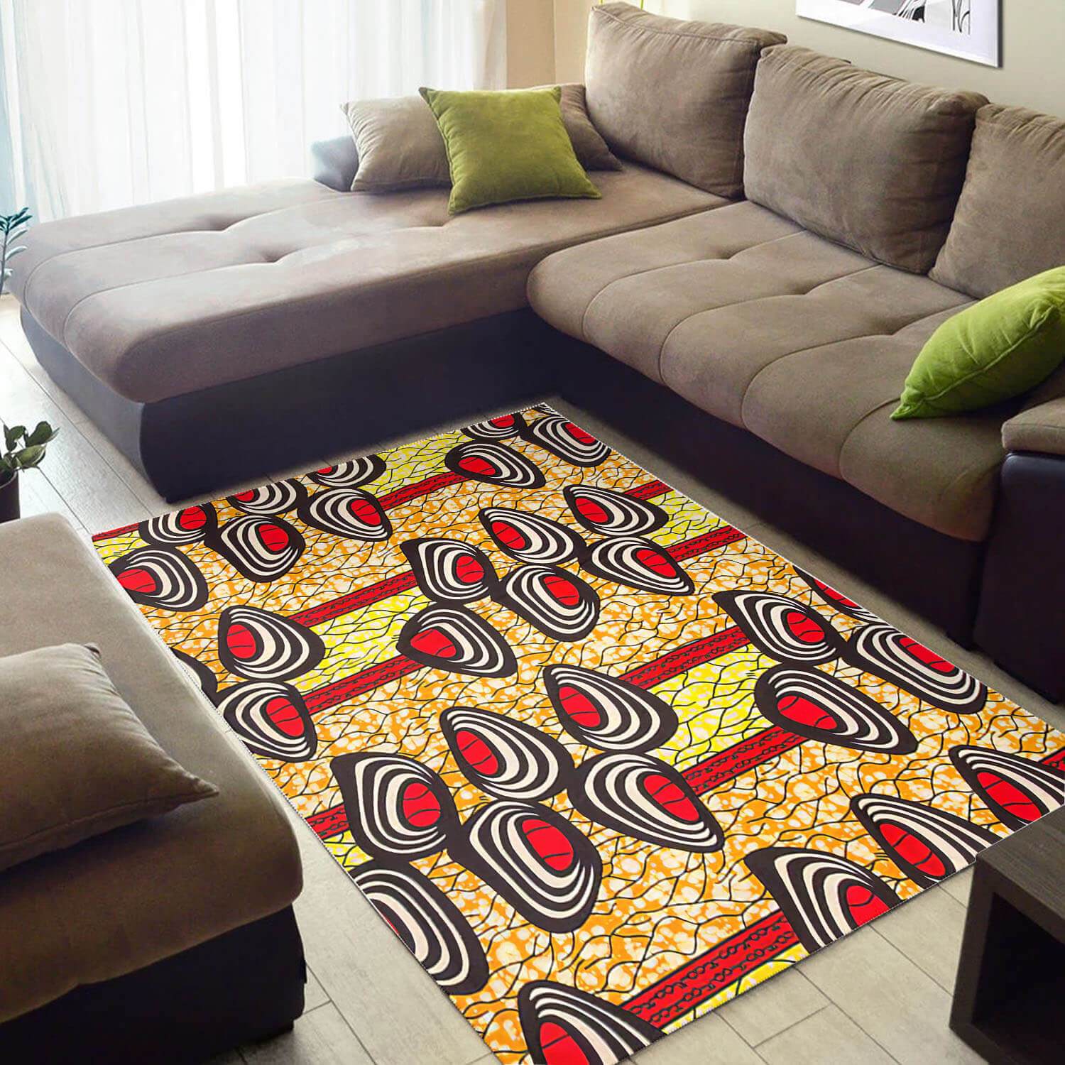 Modern African Style Rugs Adorable Black History Month Afrocentric Pattern Art African Style Floor Rugs African Room Decor WBG3173