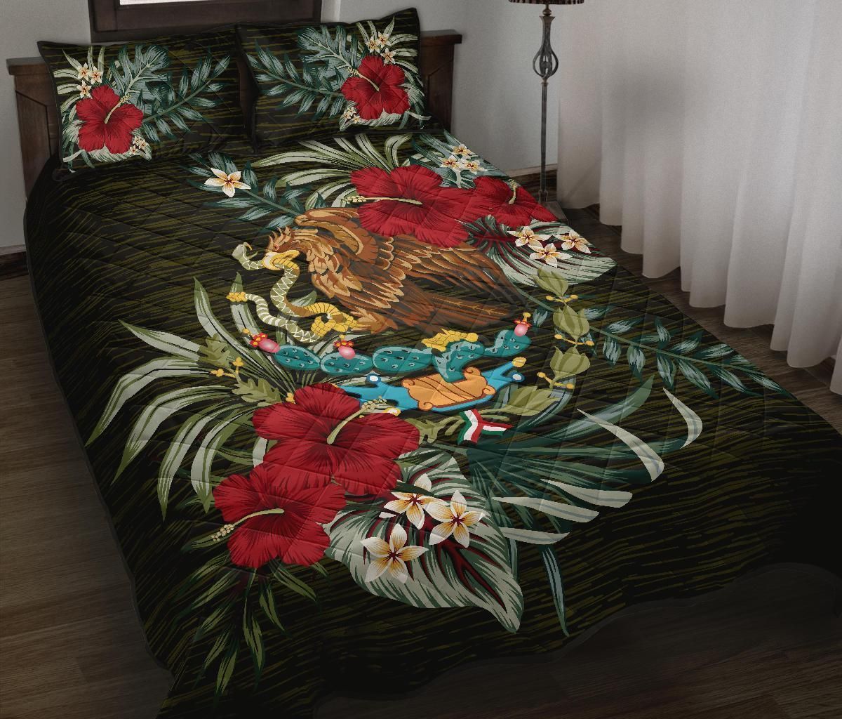 Mexico Quilt Bed Set – Special Hibiscus HP Art – TCshirt