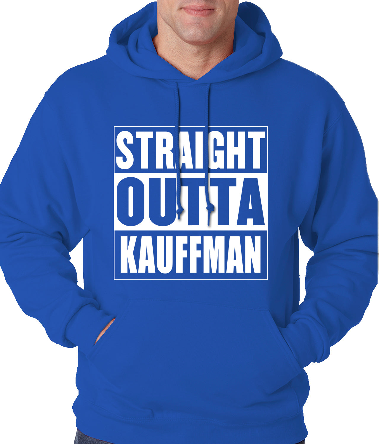 Straight Outta Kauffman Field Kansas City Adult Hoodie