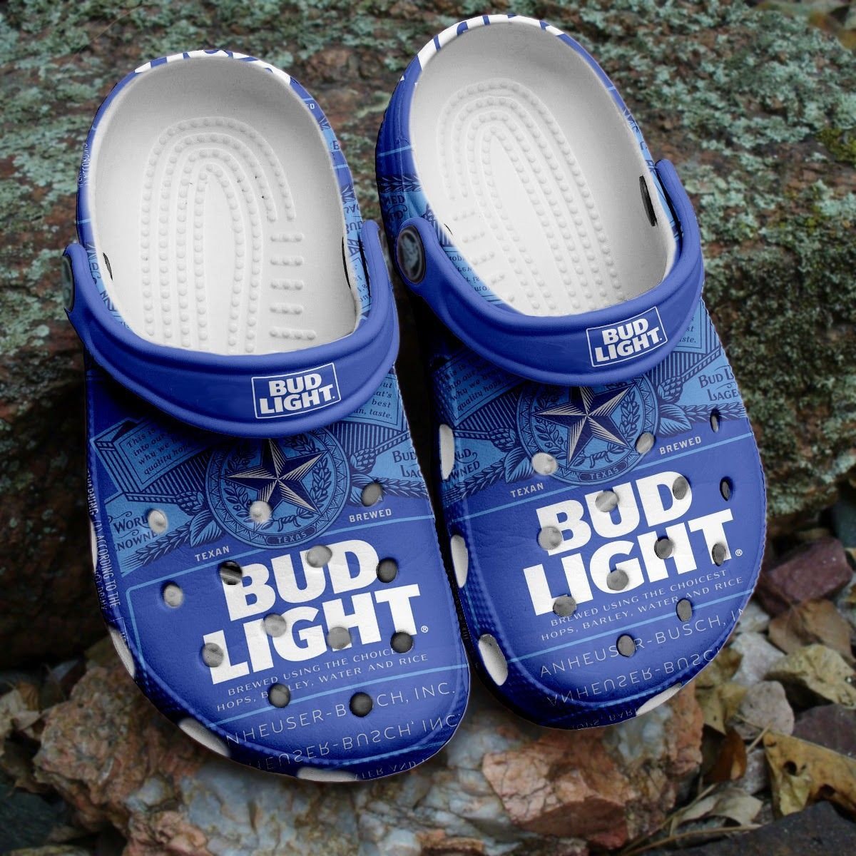 Bud Light Beer For Men And Women Gift For Fan Classic Water Rubber Clogs Clogband Clogs, Comfy Footwear