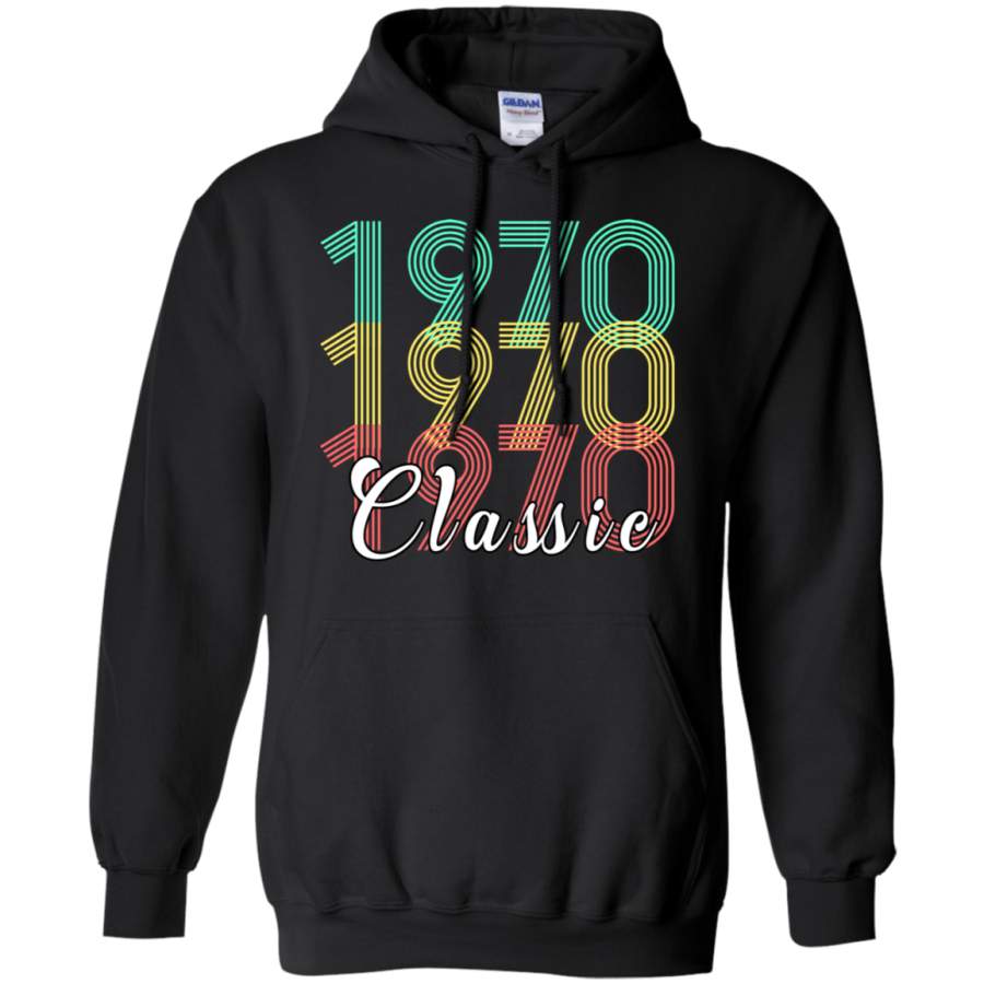 1970 Classic – Birth Year G185 Gildan Pullover Hoodie 8 oz.