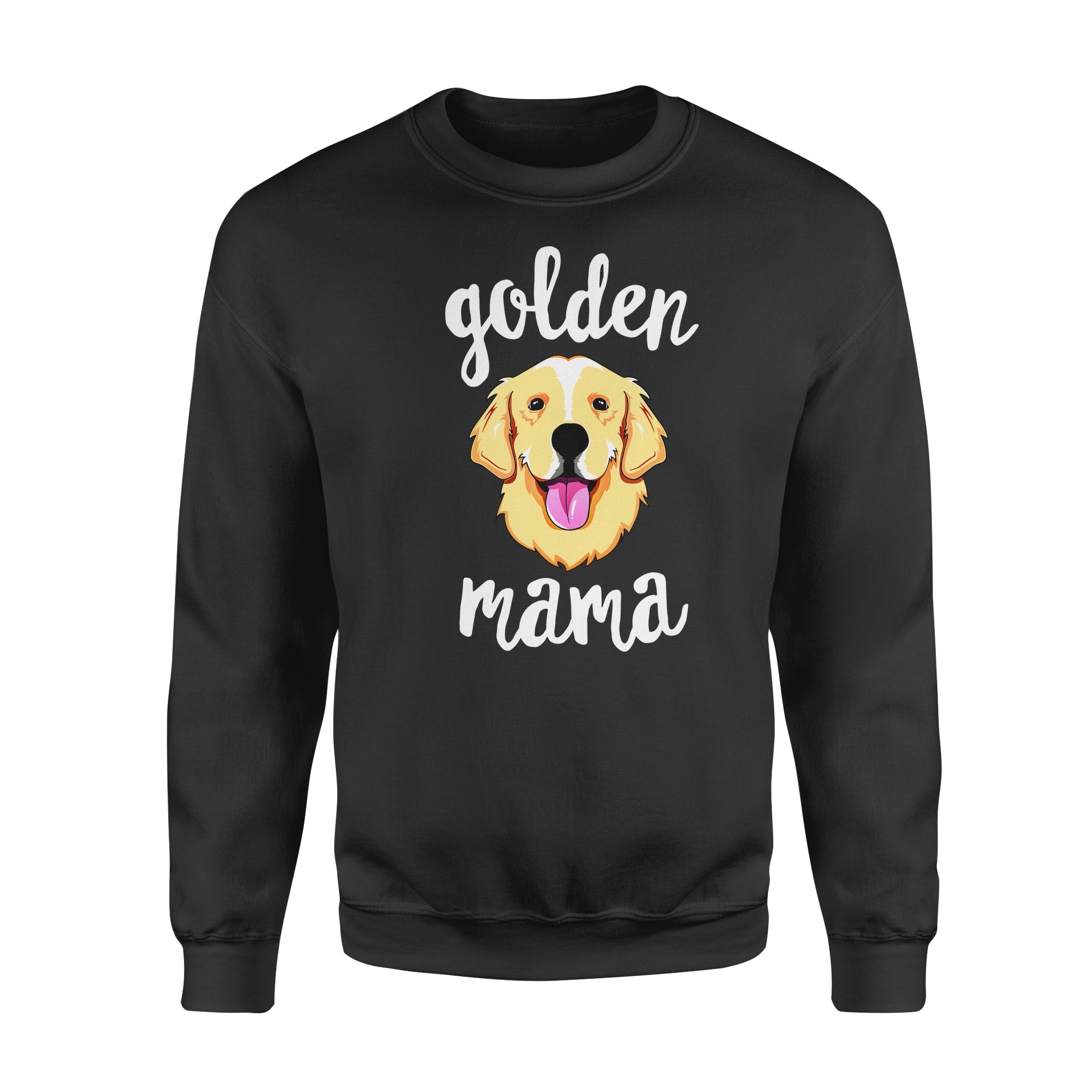 Dog Gift Idea – Golden Retriever Mama Mother For Dog Lovers – Standard Crew Neck Sweatshirt