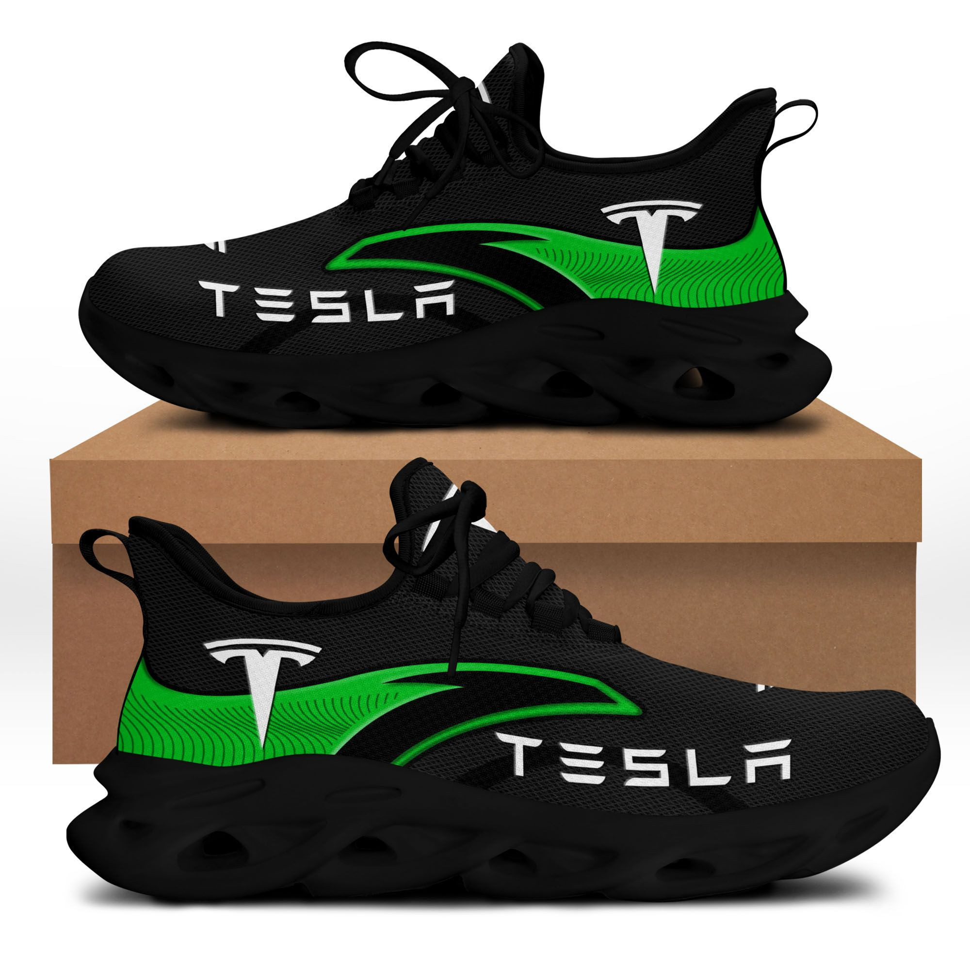 Tesla Bs Running Shoes Ver 1 (Green)