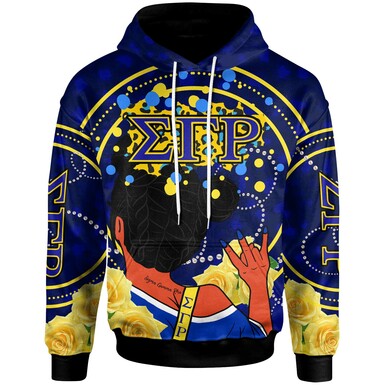 Sigma Gamma Rho Hoodie – Custom Sorority Sigma Girl With Pearl And Rose Hoodie