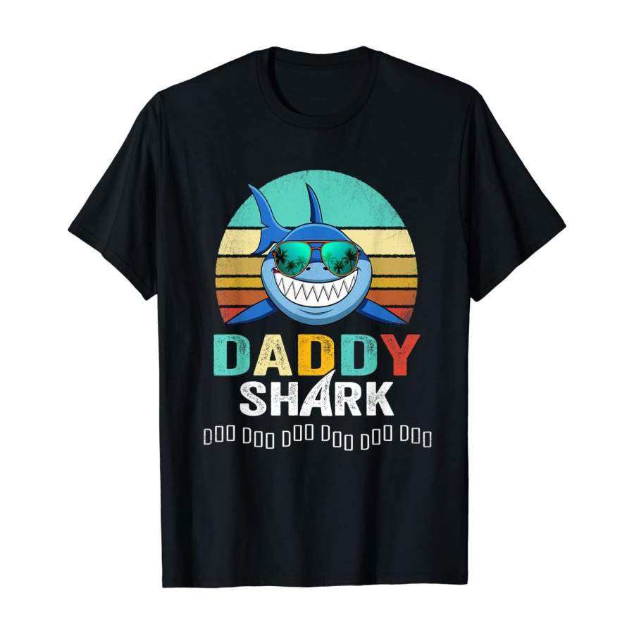 Daddy Shark Doo Doo Doo Shirt Fathers day