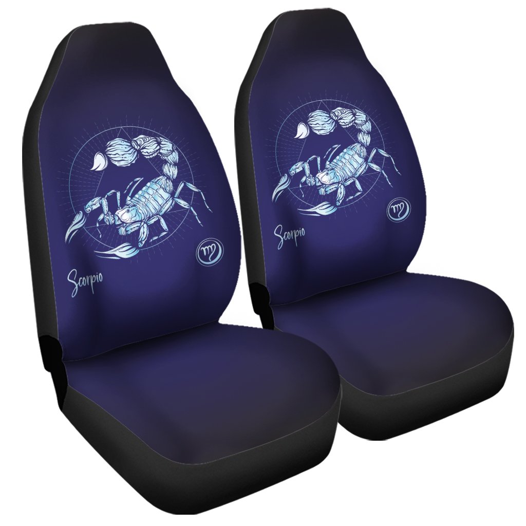 Astrological Scorpio Sign Print Universal Fit Car Seat Covers