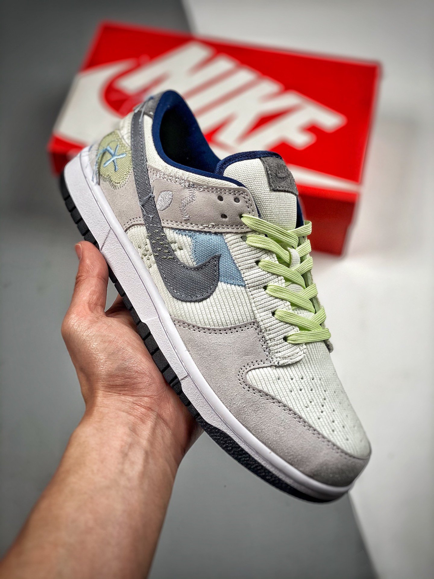 Nike Dunk Low Bright Side Grey Blue DQ5076-001 5339421