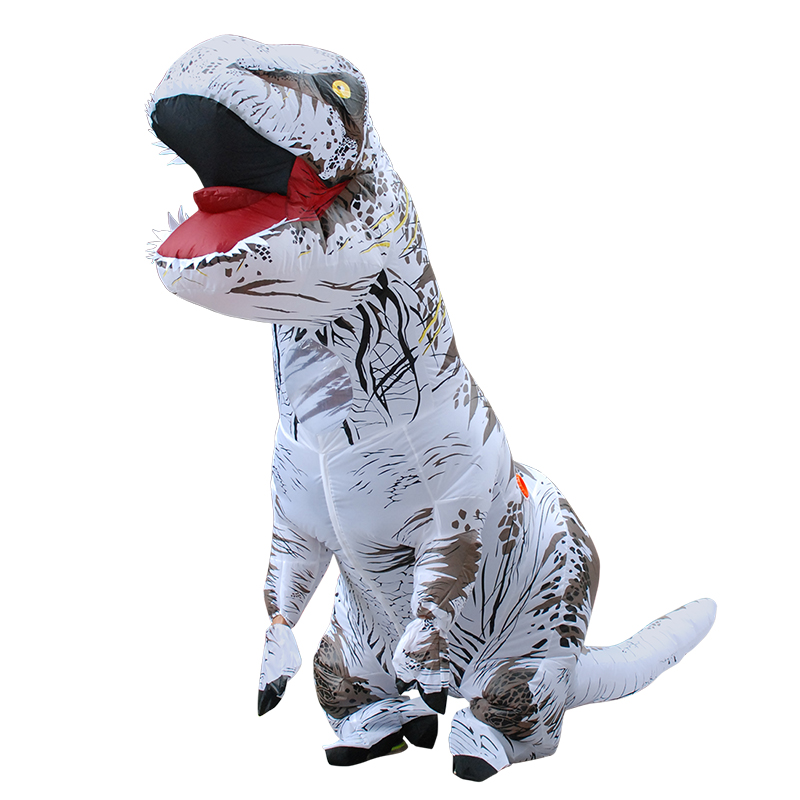 Adult Kids Mascot Inflatable Dinosaur Costumes Dino T-Rex Purim Halloween Party Costume For Carnival Cosplay Dress Suit alx