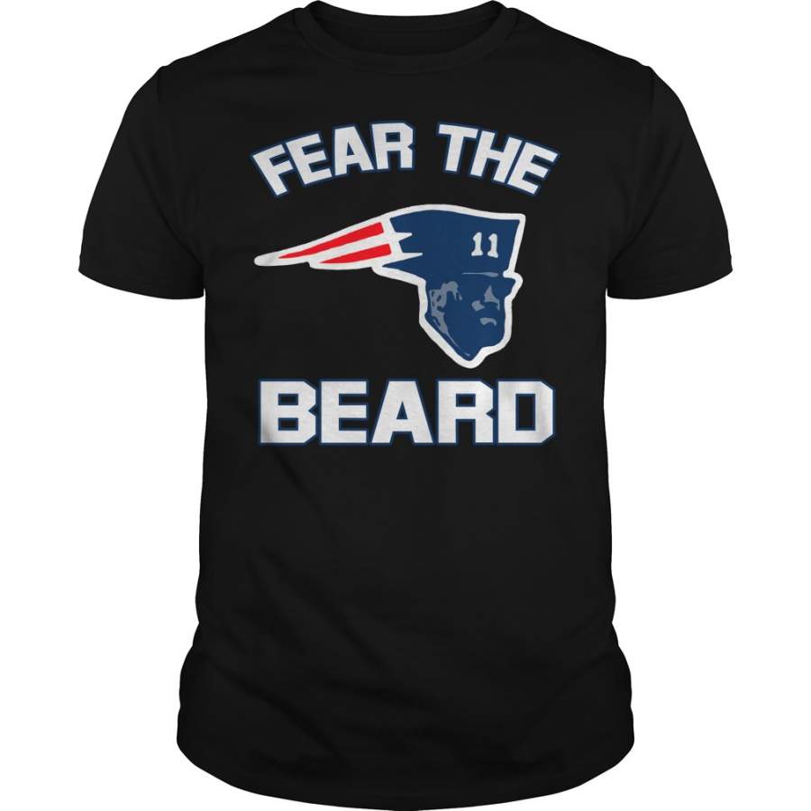 Fear the beard New England Patriots T-Shirt