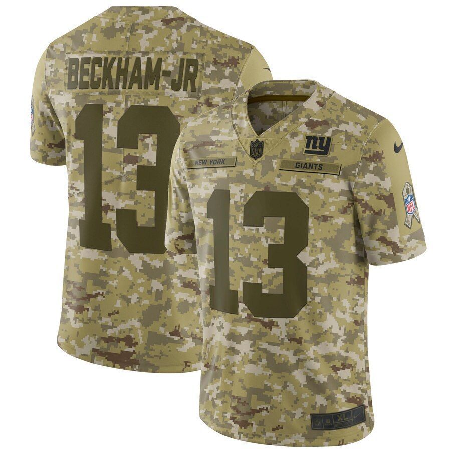 Odell Beckham Jr New York Giants Salute To Service Limited Jersey Camo 2019