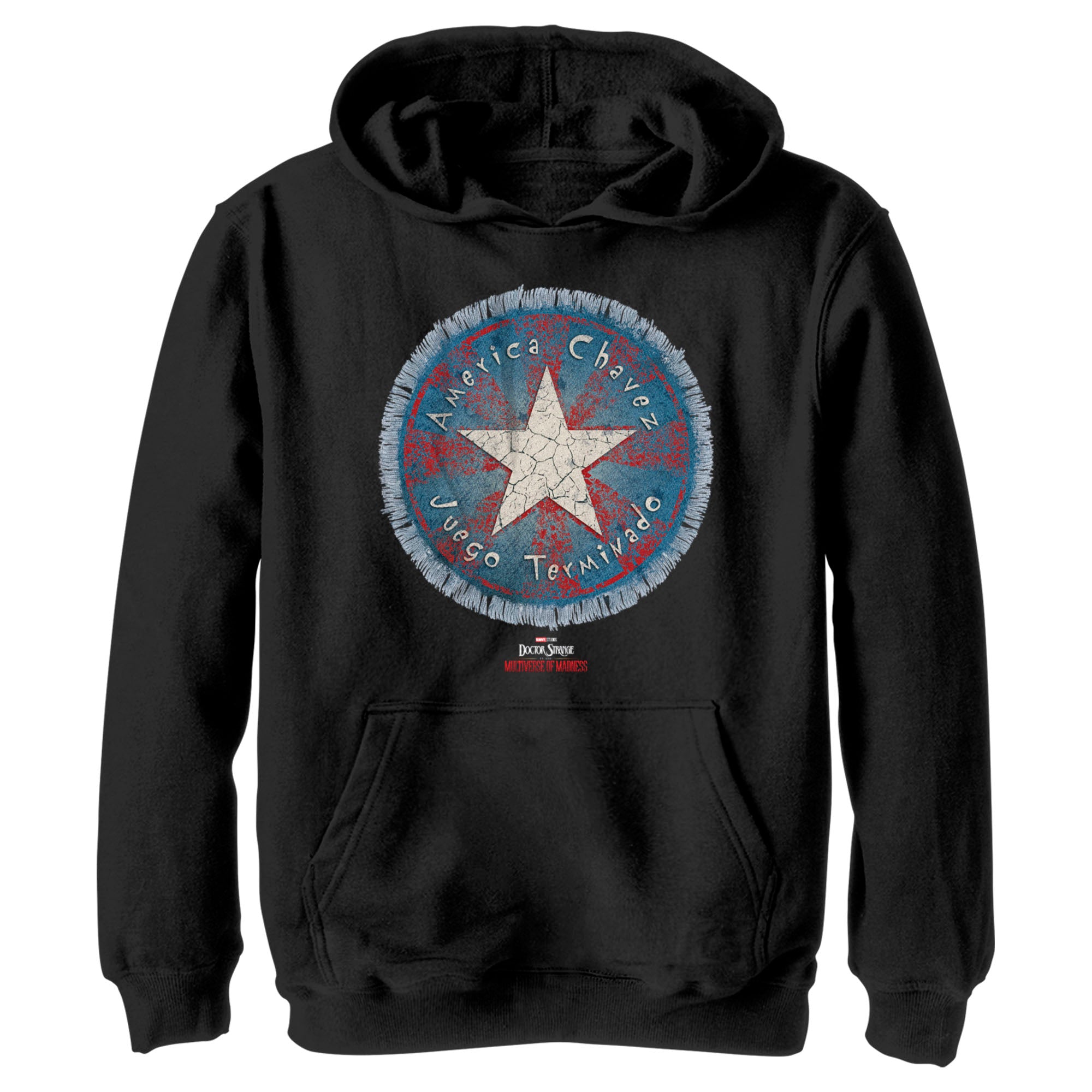 Boy’S Marvel Doctor Strange In The Multiverse Of Madness Chavez Star Pull Over Hoodie