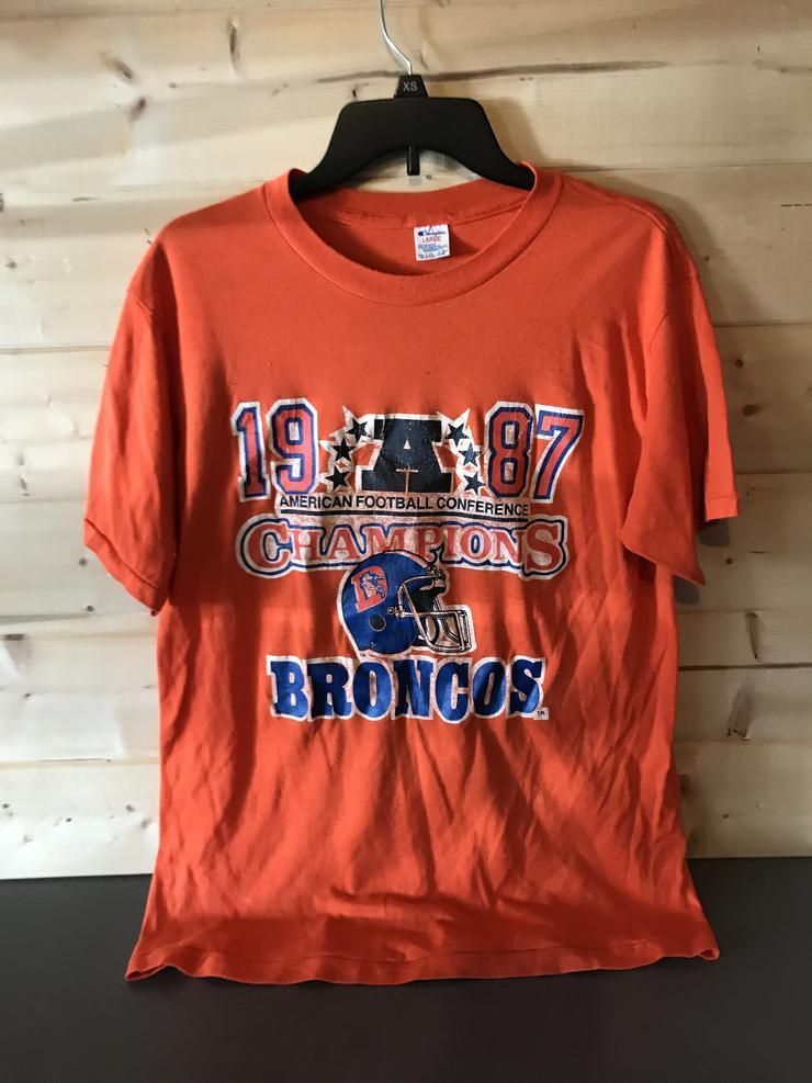 Vintage Incredible 1980 S Denver Broncos Champion Shirt