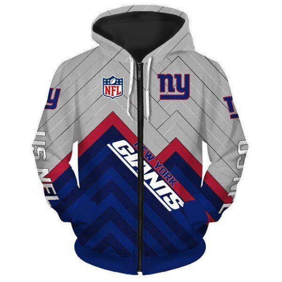 New York Giants Hoodie 3D Style1718 All Over Printed