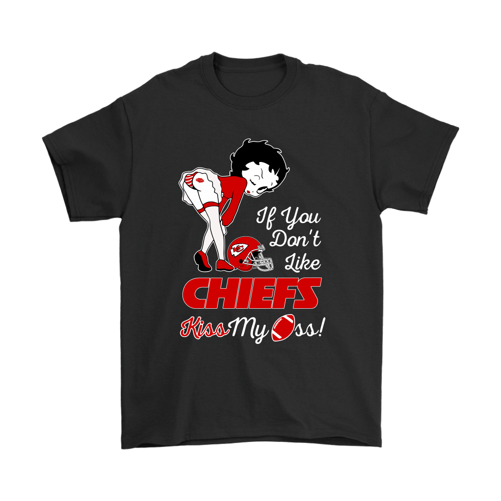 Check out this awesome If You Dont Like Kansas City Chiefs Kiss My Ass Betty Boop Shirts