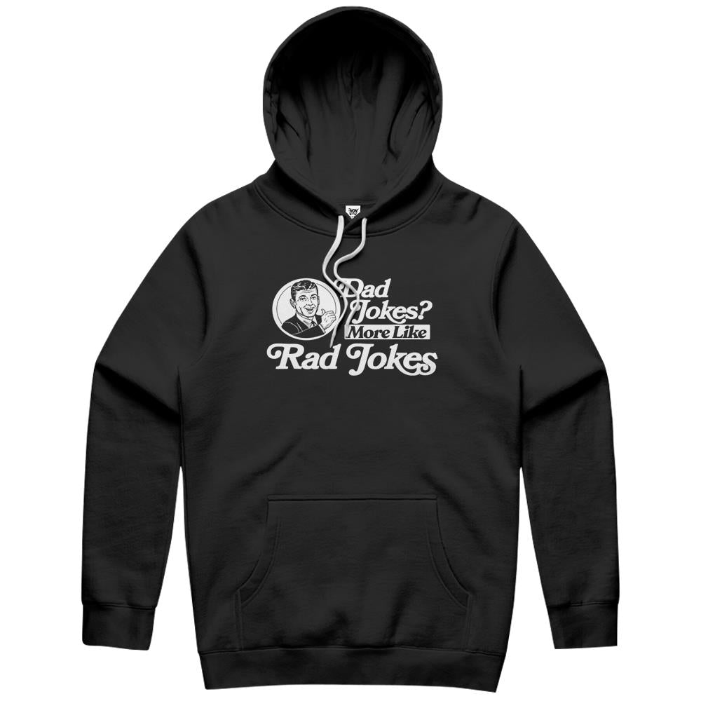 Dad Jokes More Like Rad Jokes! Funny Retro Father’S Day Gift Hoodie