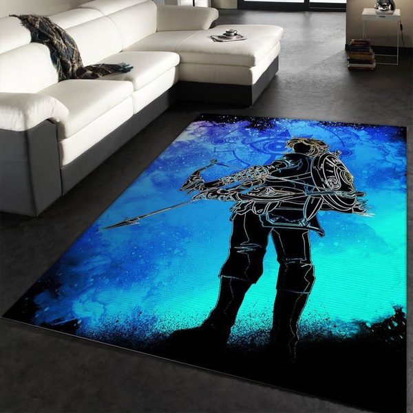 Zelda Breath Of the Wild Link Area Rug Living Room Rug Home Decor Floor Decor N98