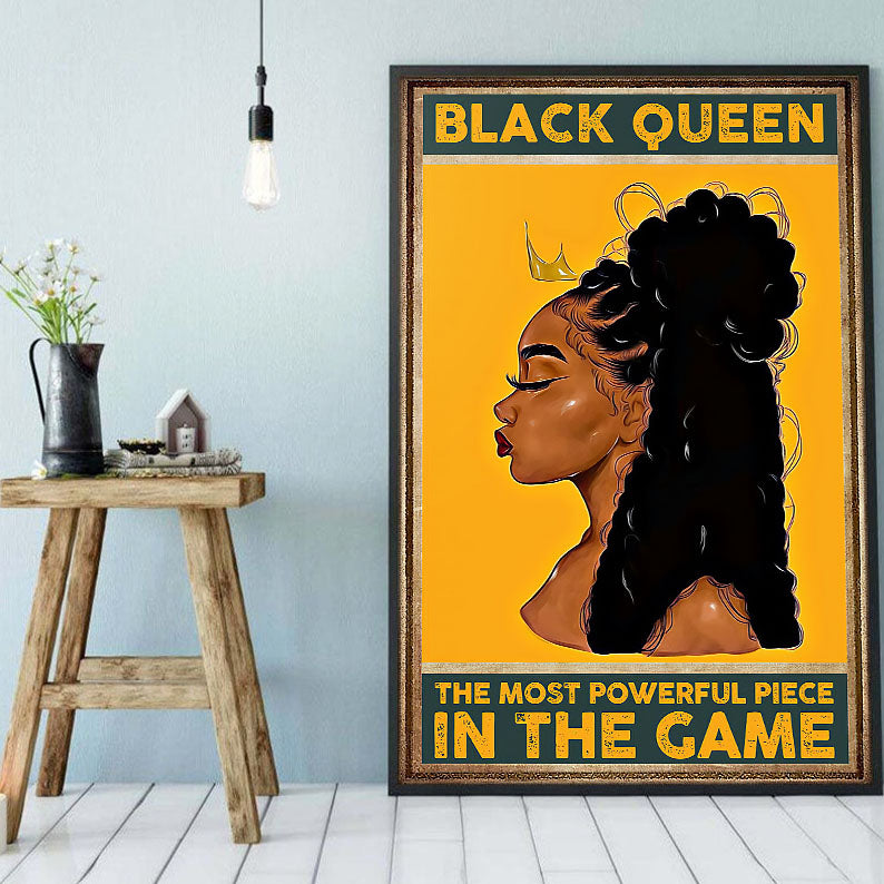 West Africa Custom Canvas Prints Beautiful Black History Month Poster Art Print Afro Queen Black King Alluring Digital Prints