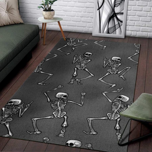 HALLOWEEN SKELETON Area Rug 3D Printing