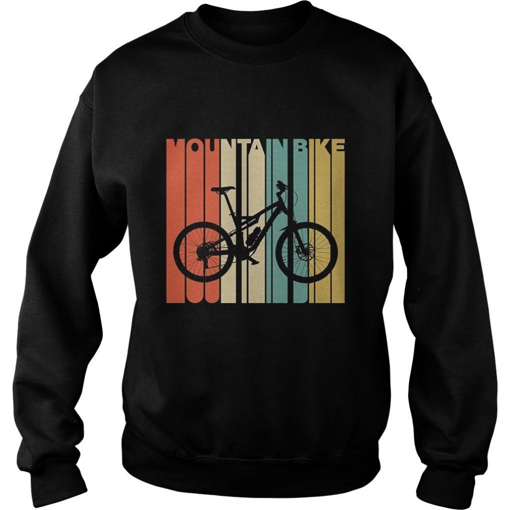 Vintage Style Mountain Bike Silhouette TShirt Sweat Shirt 884636678