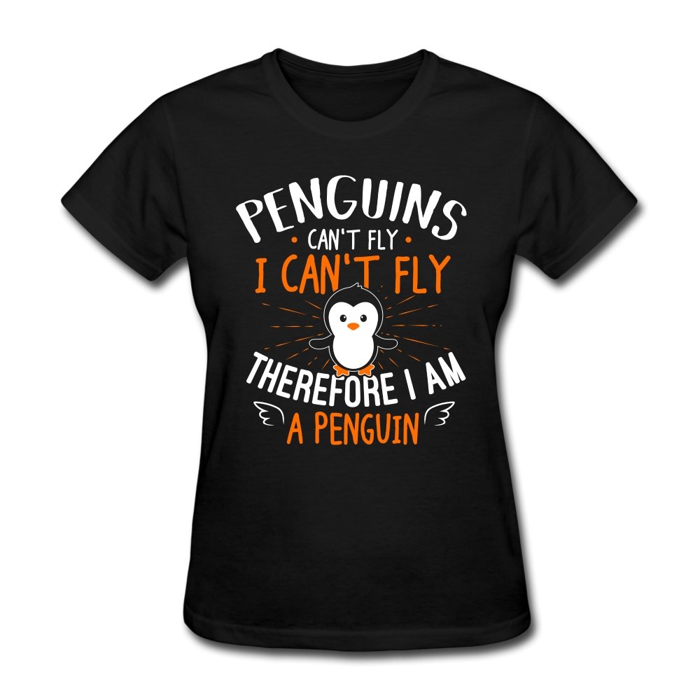 Penguins Can’T Fly I Can’T Fly Therefore I Am A Penguin – Penguin Lover Gift – Women’S T-Shirt