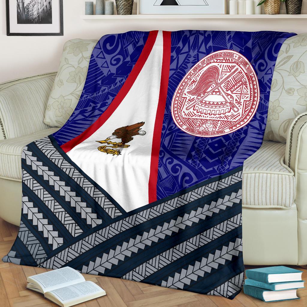 American Samoa Polynesian Premium Blanket – American Samoa Flag And