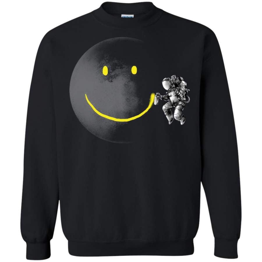 AGR Make a Smile Crewneck Pullover Sweatshirt