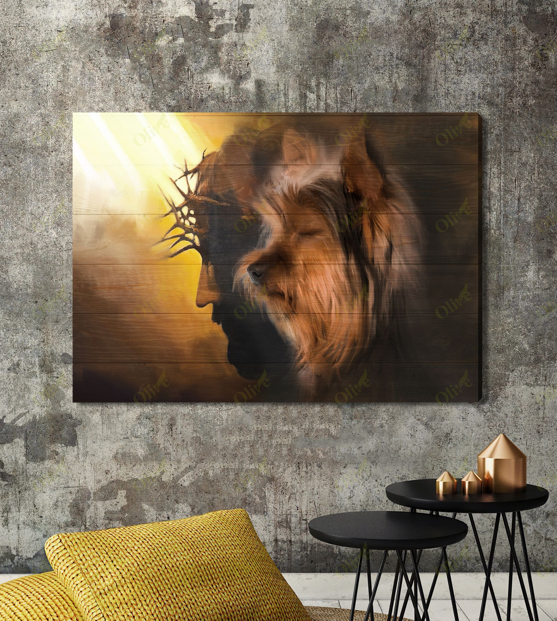 Jesus And Yorkshire Easter Canvas And Poster | Wall Decor Visual Art