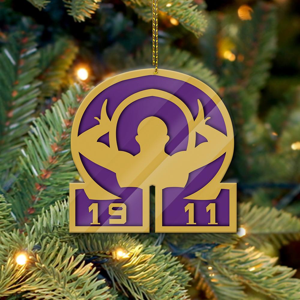 Wonderprint Ornament – Just Love Cooper Cole Man Omega Psi Phi 1911 Shape Acrylic Ornament Lt10