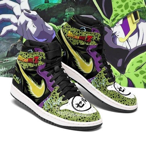 Cell Dragon Ball Jd Sneakers High-Top Jordan Shoes Customized For Fan Jordan Sneaker